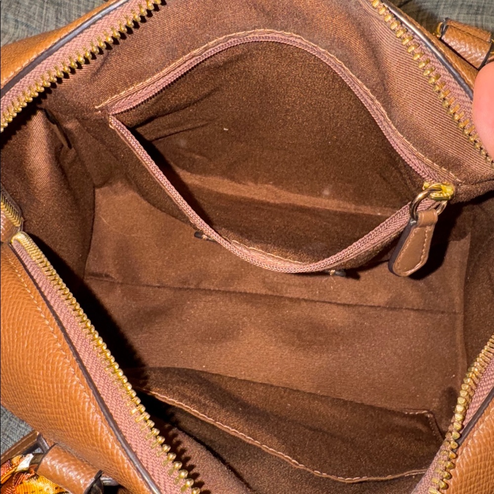 Coach Bennett Satchel with Vibrant Scarf - Picture 10 of 16